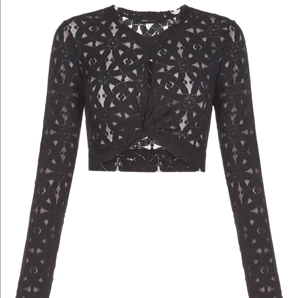 BCBGMaxAzria Tops - 🍒NWT bcbgmaxazaria lace crop top